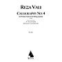 Lauren Keiser Music Publishing Calligraphy No. 4 (String Quartet) LKM Music Series Composed by Reza Vali
