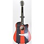 Used Esteban Camaro Acoustic Guitar RED AND BLACK