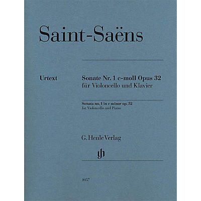 G. Henle Verlag Camille Saint-Saëns - Sonata No 1 in C min Op 32 Henle Music by Camille Saint-Saëns Edited by Peter Jost
