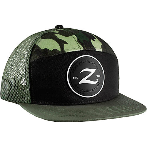 Zildjian Camo 7 Panel Trucker Hat