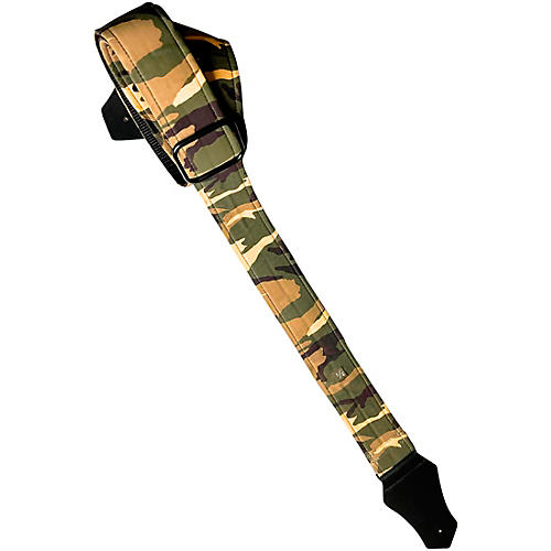 Get'm Get'm Camo Guitar Strap Green 2 in.
