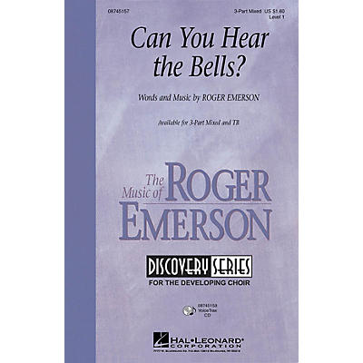Hal Leonard Can You Hear the Bells? 3-Part Mixed composed by Roger Emerson