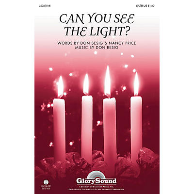 Shawnee Press Can You See the Light? SATB composed by Don Besig