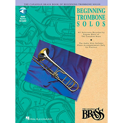 Hal Leonard Canadian Brass Beginning Trombone Book/Audio Online
