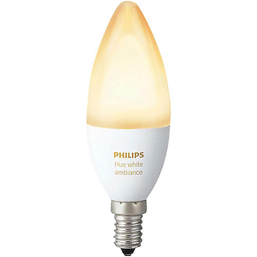 Phillips Candelabra White Ambiance 40W Equivalent E12 LED Light Bulb