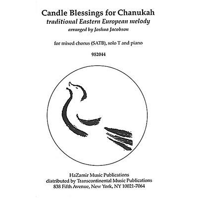 Transcontinental Music Candle Blessings For Chanukah SATB arranged by Joshua Jacobson
