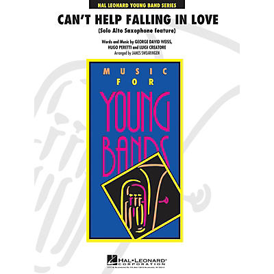 Hal Leonard Can't Help Falling in Love  - Young Concert Band Series Level 3 arranged by James Swearingen