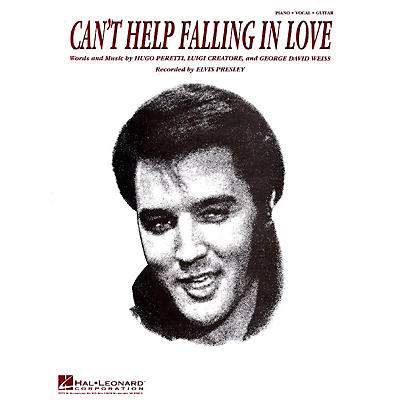 Hal Leonard Can't Help Falling in Love Easy Piano Series Performed by Elvis Presley (Easy)