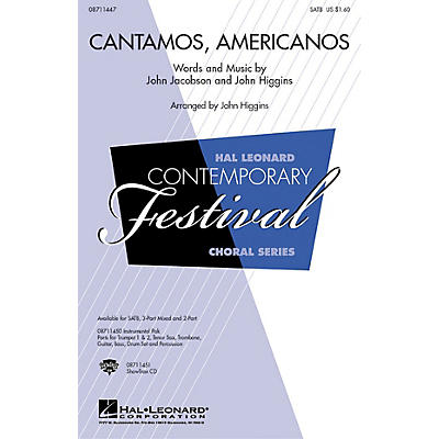 Hal Leonard Cantamos, Americanos (A Salute to the Music of Latin America) 2-Part by John Jacobson, John Higgins