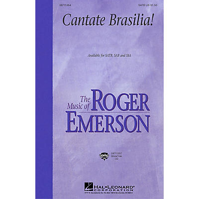 Hal Leonard Cantate Brasilia (SAB) SAB Composed by Roger Emerson