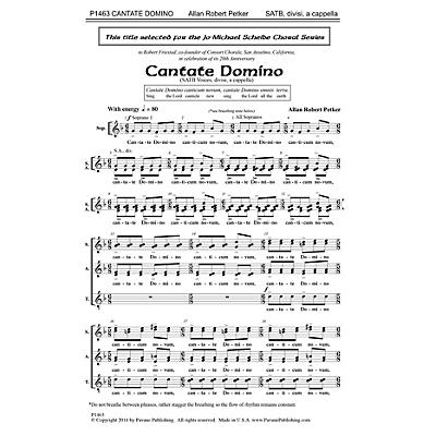 PAVANE Cantate Domino SATB a cappella composed by Allan Robert Petker
