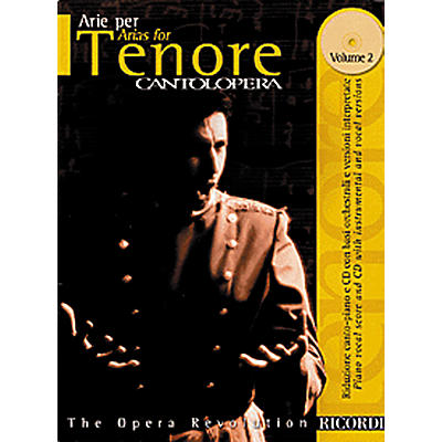 Hal Leonard Cantolopera Arias for Tenor - Volume 2 Book/CD