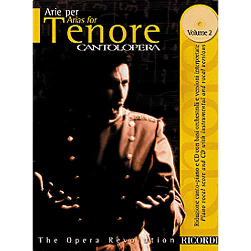 Cantolopera Arias for Tenor - Volume 2 Book/CD