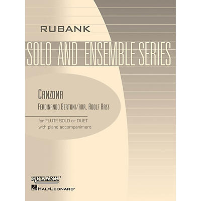 Rubank Publications Canzona (Flute Solo/Duet with Piano - Grade 2.5) Rubank Solo/Ensemble Sheet Series