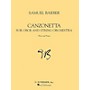 G. Schirmer Canzonetta (for Oboe & Piano Reduction) Woodwind Method Series by Samuel Barber