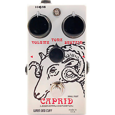 Wren And Cuff Caprid Small Foot Legendary Distortion/Overdrive/Fuzz Effects Pedal