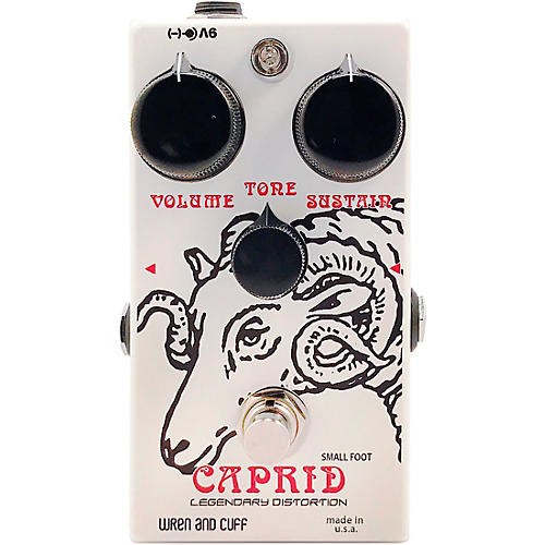 Caprid Small Foot Legendary Distortion/Overdrive/Fuzz Effects Pedal