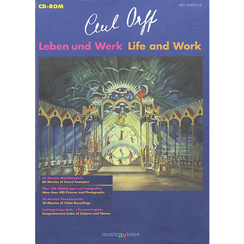 Carl Orff: Life and Work (German/English) Schott Series CD-ROM