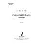 Schott Carmina Burana (Men's Chorus Parts) CHORAL SCORE Composed by Carl Orff