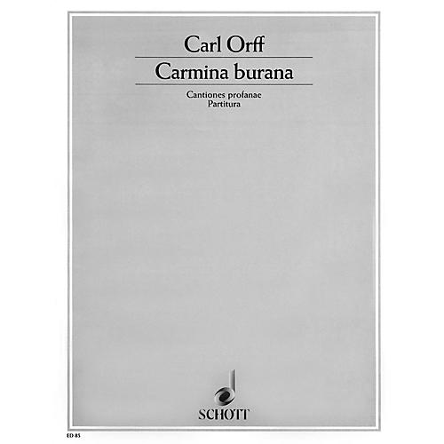 Schott Carmina Burana (Score) Schott Series