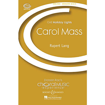 Boosey and Hawkes Carol Mass (CME Holiday Lights) SATB arranged by Rupert Lang