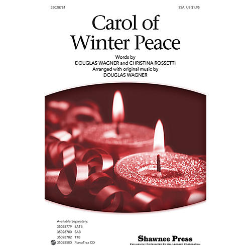 Shawnee Press Carol Of Winter Peace SSA arranged by Douglas Wagner