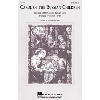 Hal Leonard Carol of the Russian Children SATB arranged by Audrey Snyder