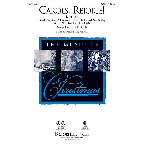 Brookfield Carols, Rejoice! (Medley) SATB arranged by John Purifoy