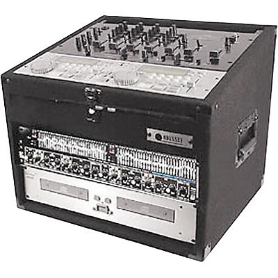 Odyssey Carpeted Combo Mixer Rack Case