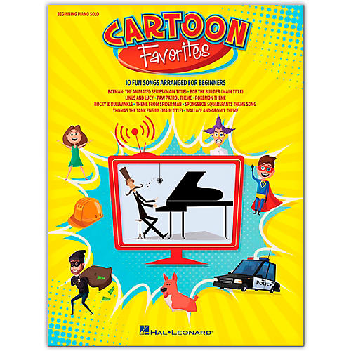 Cartoon Favorites Beginning Piano Solo Songbook