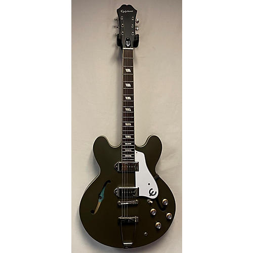 Epiphone Casino Worn Hollow Body Electric Guitar olive drab