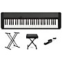 Casio Casiotone CT-S1 61-Key Portable Keyboard Essentials Bundle - Black