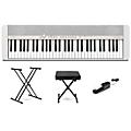 Casio Casiotone CT-S1 61-Key Portable Keyboard Essentials Bundle - WhiteWhite