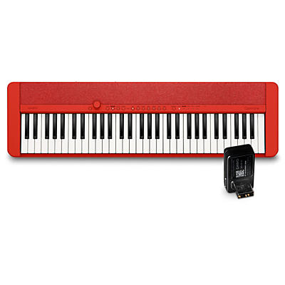 Casio Casiotone CT-S1 Portable Keyboard With WU-BT10 Bluetooth Adapter -
