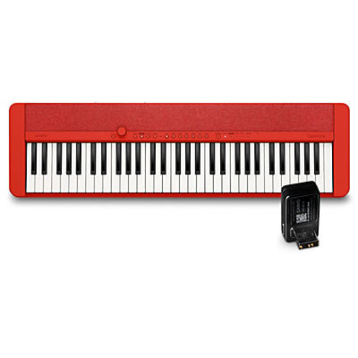 Casio Casiotone CT-S1 Portable Keyboard With WU-BT10 Bluetooth Adapter