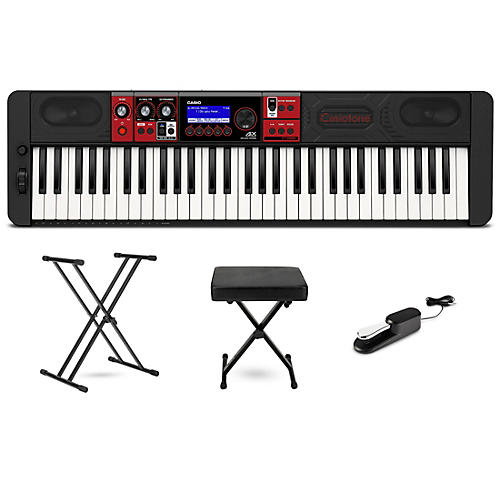 Casio Casiotone CT-S1000V 61-Key Vocal Synthesizer Essentials Bundle