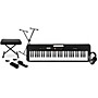 Casio Casiotone CT-S200 61-key Portable Arranger Keyboard with Warm Audio WA-CAB Headphone Package (Pedals/Bench/Stand Included)