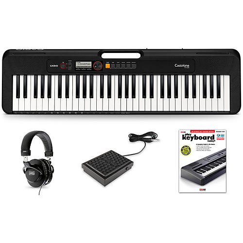 Casio Casiotone CT-S200 Keyboard Essentials Kit Black