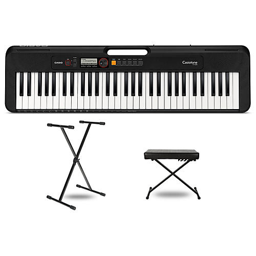 Casio Casiotone CT-S200 Keyboard with Stand and Bench Black