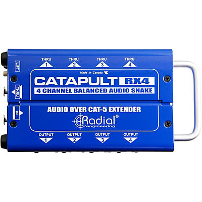Radial Engineering Catapult 4-channel Cat 5 Audio Snake (RX4 Receiver Module)