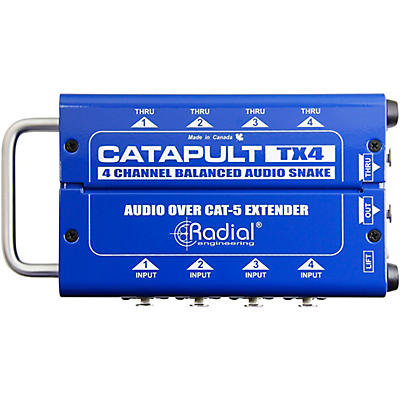 Radial Engineering Catapult 4-channel Cat 5 Audio Snake (TX4 Transmitter Module)
