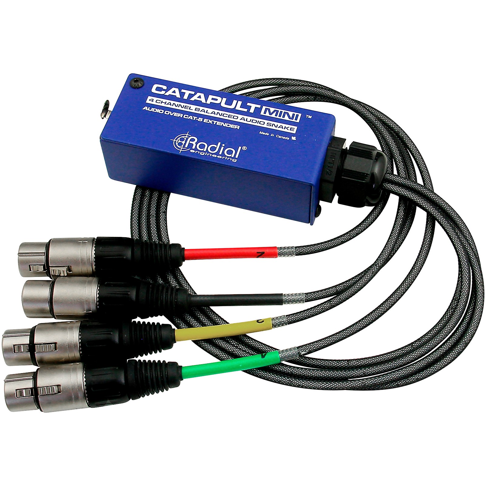 Radial Engineering Catapult Mini TX 4Channel Cat 5 Audio Snake