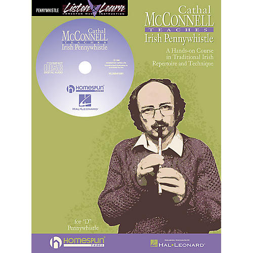 Hal Leonard Cathal Mcconnell Teaches Pennywhistle Homespun Tapes Series Softcover with CD by Cathal McConnell