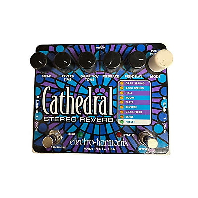 Electro-Harmonix Cathedral Stereo Reverb Effect Pedal