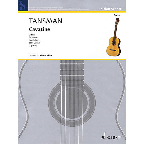 Schott Cavatine (for Solo Guitar) Guitar Series Softcover