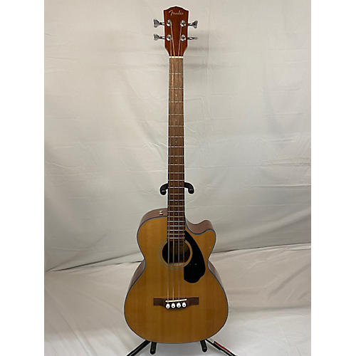 Fender Cb60sce Acoustic Bass Guitar Natural