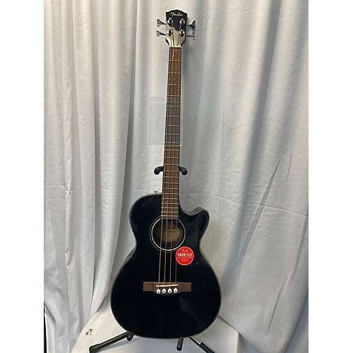 Fender Cb60sce Acoustic Bass Guitar Black