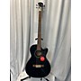 Used Fender Cb60sce Acoustic Bass Guitar Black