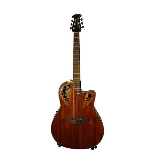 Ovation Ce44p Fkoa Acoustic Electric Guitar Spalted Maple