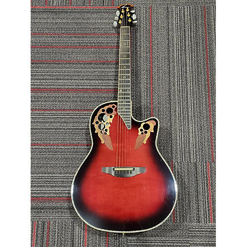 Ovation Ce778 Acoustic Guitar red fade